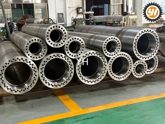 quality  C Flute Hard Chrome Plating Corrugated Rollers  Corrugation Machine Parts factory