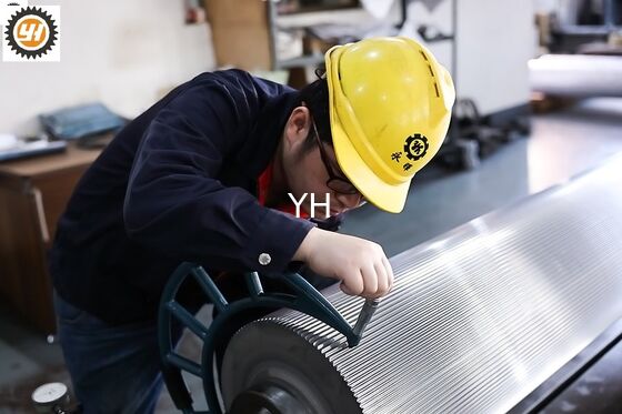 quality  600mm Diameter HRC62 12mm E Flute Corrugated Roller factory