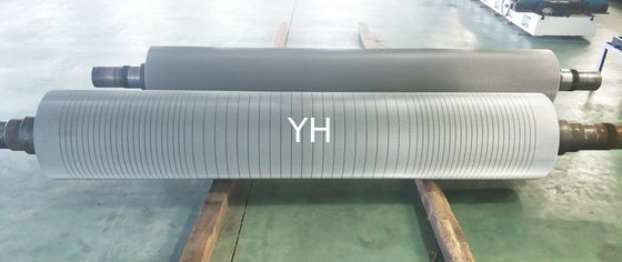 quality  4.0mm C Flute Tungsten Carbide Regrinding Corrugating Rolls factory