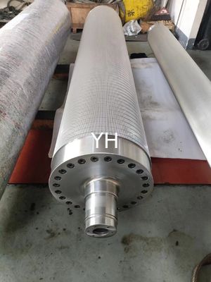 2000mm SF20NA B Flute Alloy Steel Tungsten Carbide Corrugating Rolls