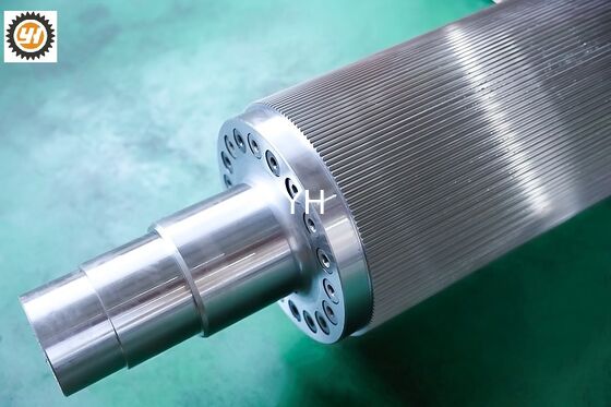 Forged Alloy Steel E Flute Traditional heating Chrom Plating Corrugating Roll