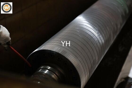 BC Flute Tungsten Carbide Corrugating Roll for corrugatedboard production line
