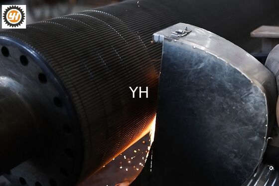 1400DPH HVOF 0.3mm Coating Tungsten Carbide Plating Corrugating Roll