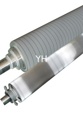 Steam Heating 50 CrMo Tungsten Carbide Corrugated Roller