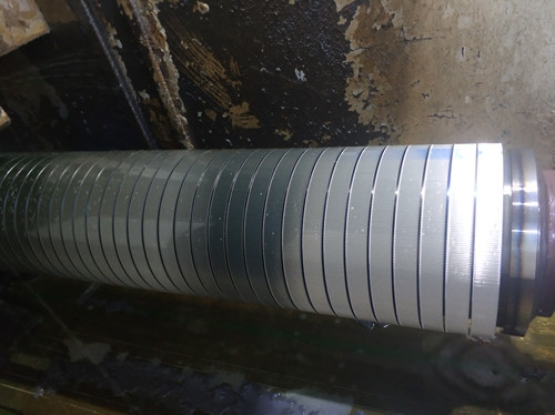 G Flute 0.6 Mm Alloy Steel Hard Chrome Plated Roller
