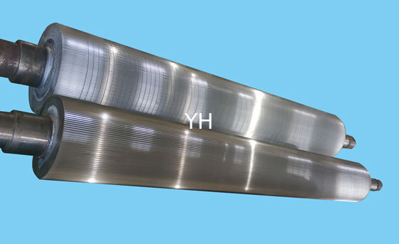W2300mm Hard Chrome Plated Corrugated Roller