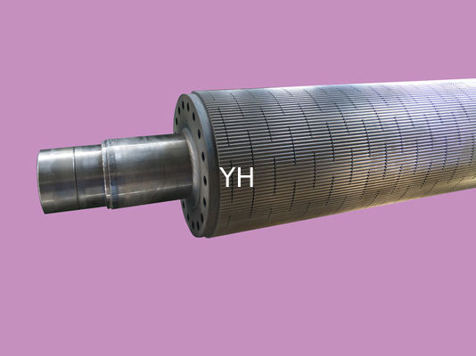 50CrMo B Flute Tungsten Carbide Peripheral Heating Corrugating Rolls