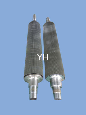 50CrMo Forged Alloy Steel C Flute chrome plating Corrugated Roller