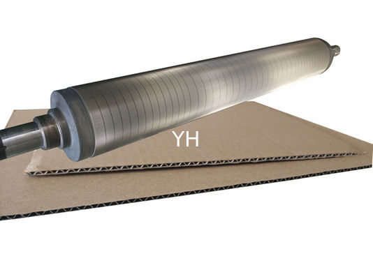 50CrMo Alloy Steel TC E Flute Tungsten Carbide Corrugated Roller