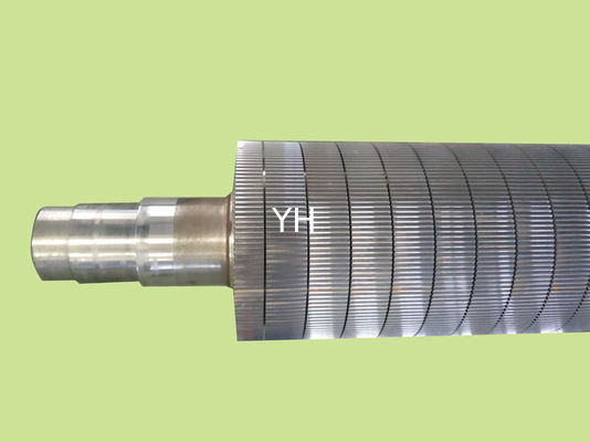 2000mm SF20NA B Flute Alloy Steel Tungsten Carbide Corrugating Rolls