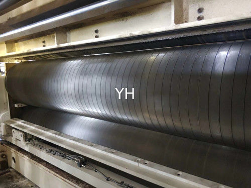 F Flute Width 346mm 50CrMo Alloy Steel Tungsten Carbide Corrugated Roller